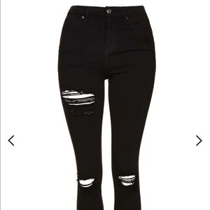 Jamie super rip black skinny jeans